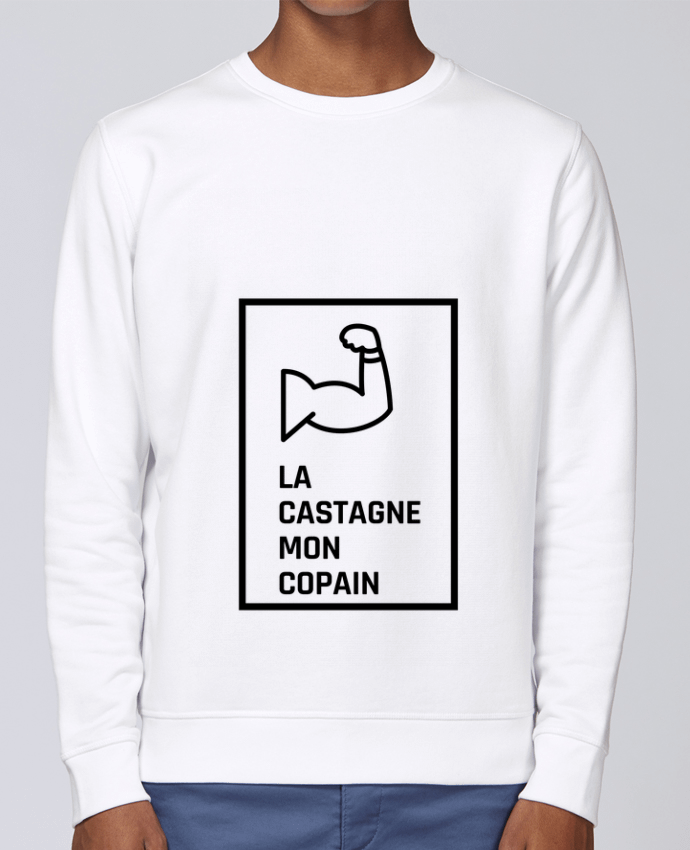 Sweatshirt la castagne mon copain par modeldesign#033