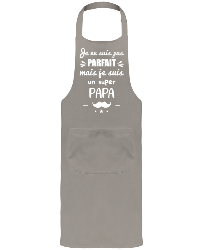 Tablier avec poches Pas parfait super papa, cadeau père par Kurzon