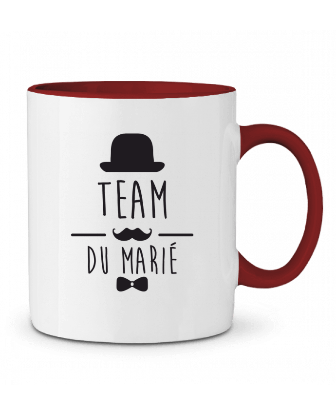Mug bicolore Team du marié, EVG, enterrement de vie de garçon Kurzon