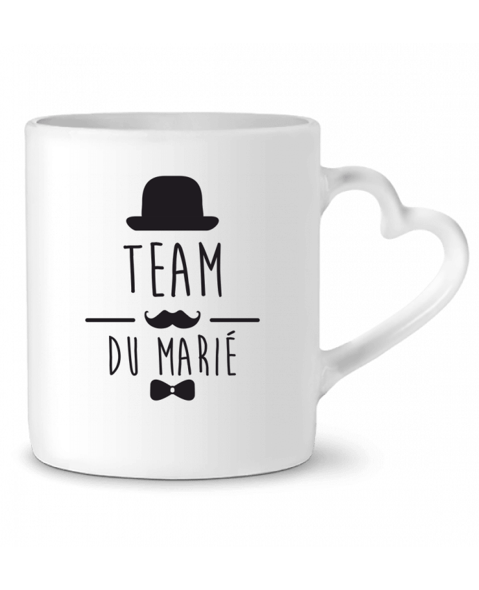 Mug coeur Team du marié, EVG, enterrement de vie de garçon par Kurzon