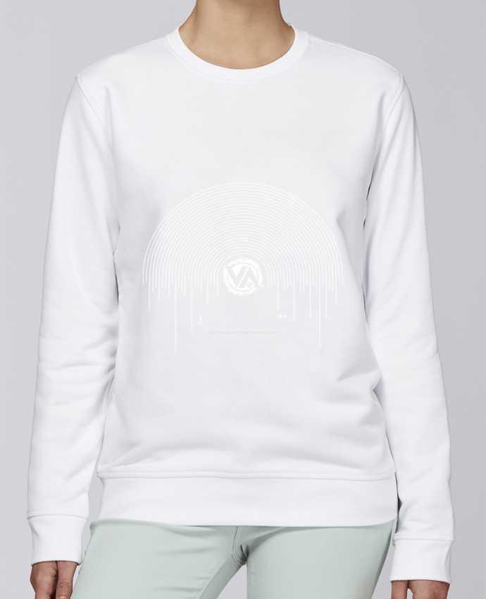 Unisex Sweatshirt Crewneck Medium Fit Rise Vinyladdict by Pils