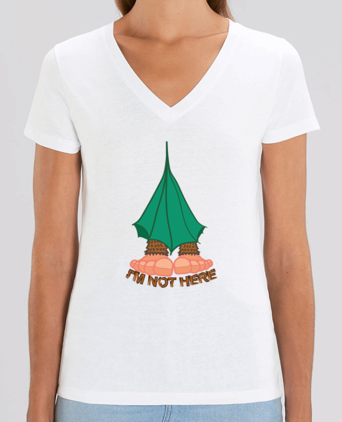 Tee-shirt femme I M NOT HERE Par  Santiaguen