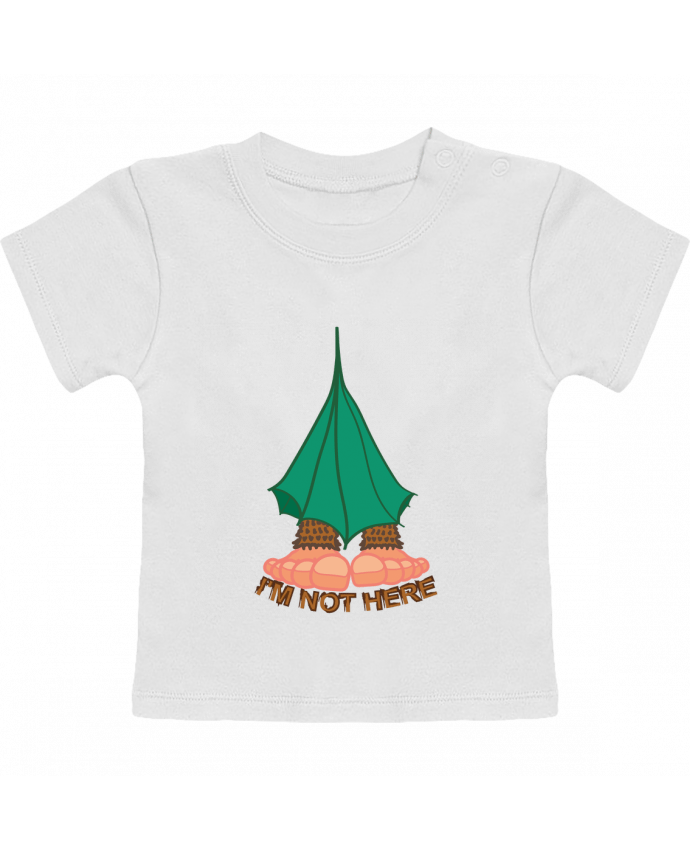 T-shirt bébé I M NOT HERE manches courtes du designer Santiaguen