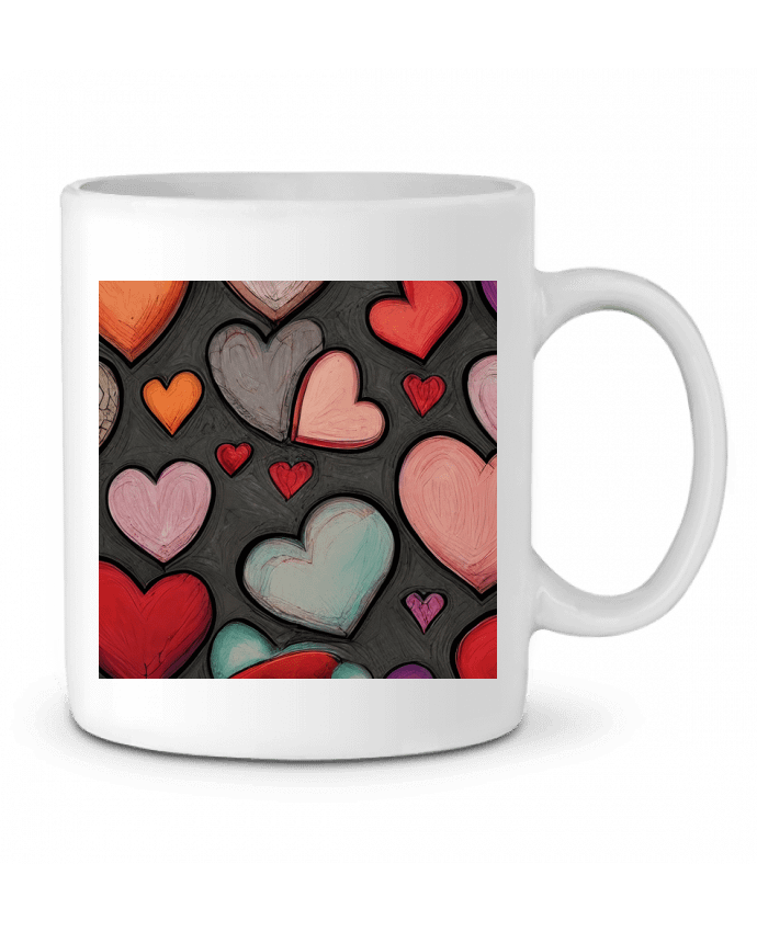 Mug  Les coeurs par Les Caprices de Filles