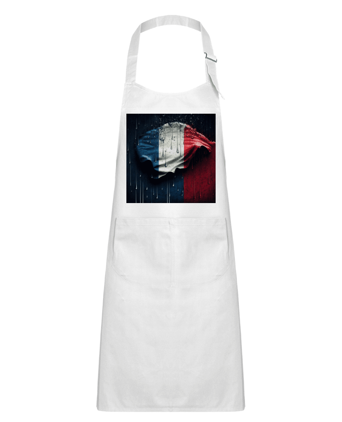 Tablier Enfant Drapeau France sous la Pluie par NewDesignPhoto