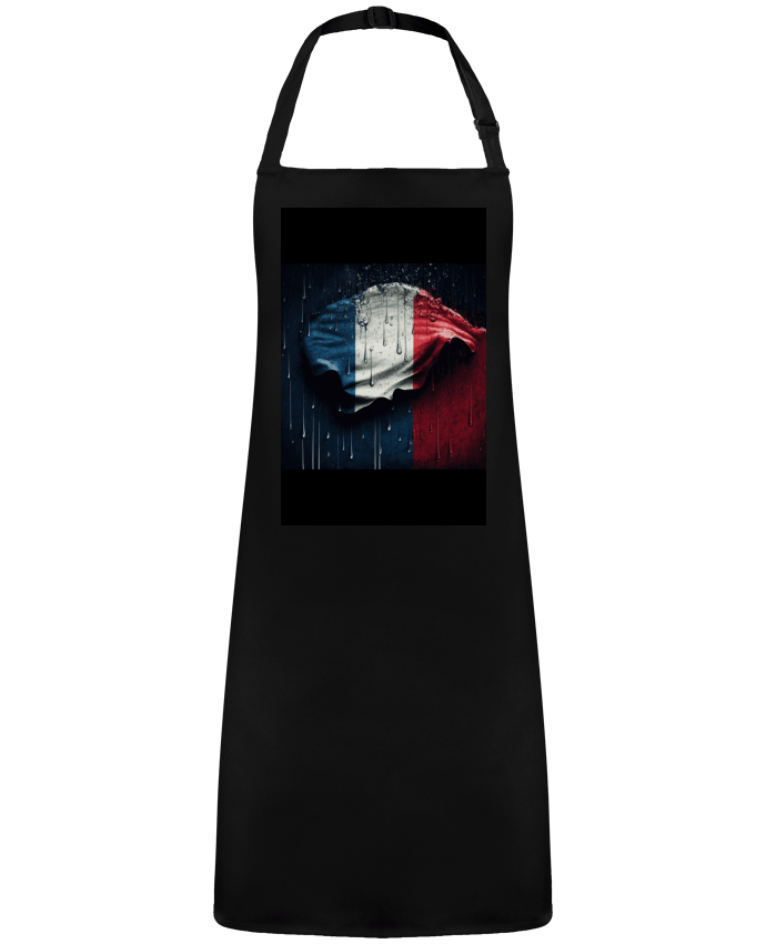 Tablier Drapeau France sous la Pluie par  NewDesignPhoto
