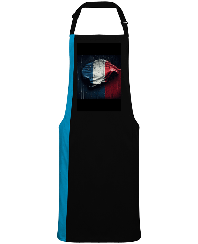 Tablier bicolore Drapeau France sous la Pluie par  NewDesignPhoto