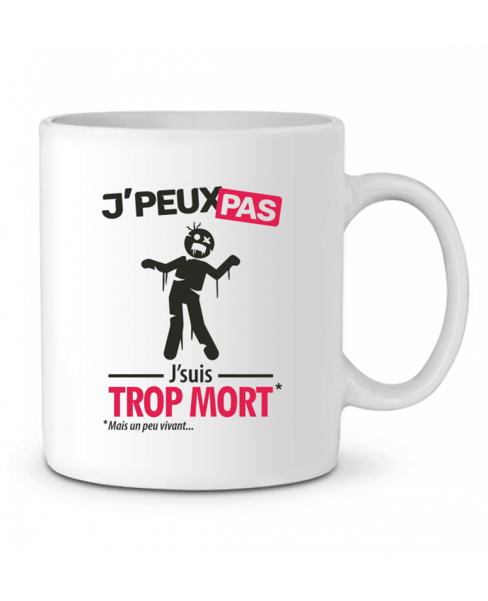 Mug  J'peux pas, j'suis trop mort par LilouZen