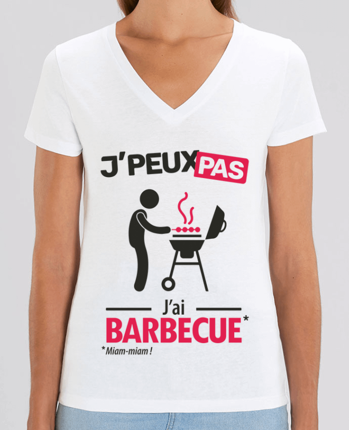 Tee-shirt femme J'peux pas j'ai barbecue ! Par  LilouZen