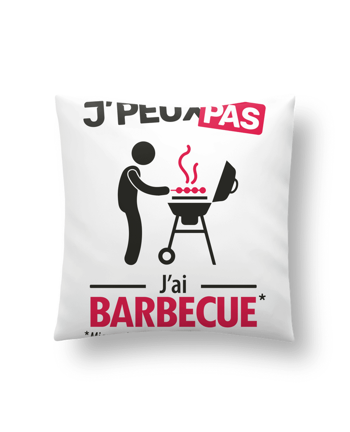 Coussin J'peux pas j'ai barbecue ! par LilouZen