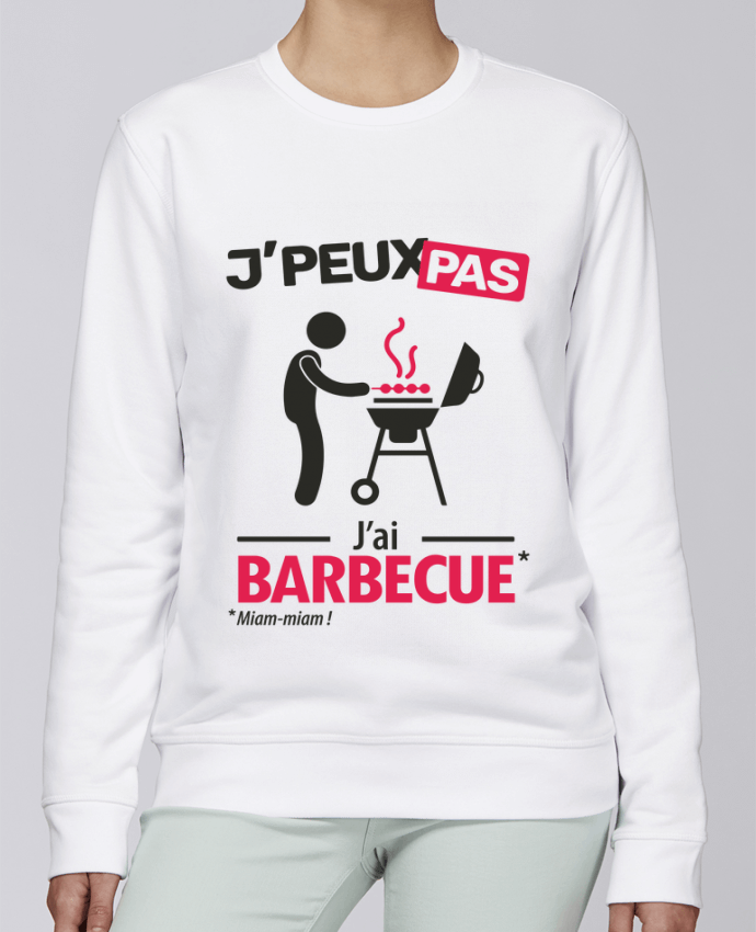 Sweatshirt J'peux pas j'ai barbecue ! par LilouZen