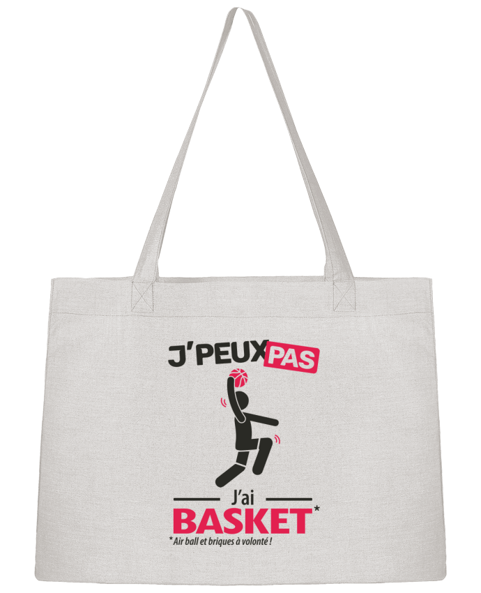 Sac Shopping Je peux pas j'ai basket ! par LilouZen