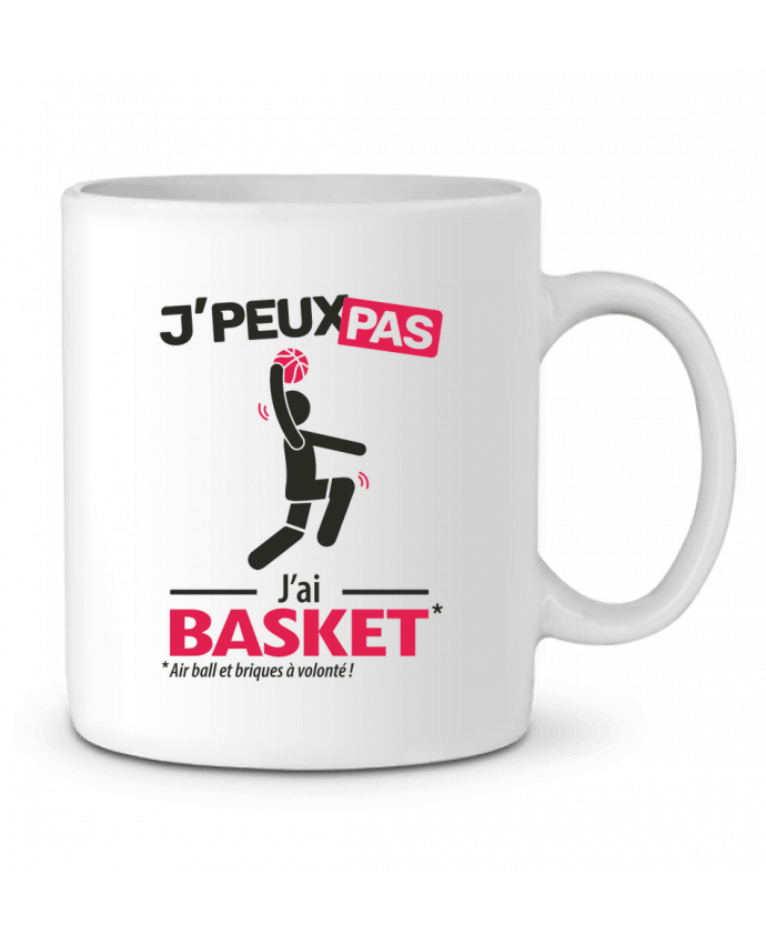 Mug  Je peux pas j'ai basket ! par LilouZen