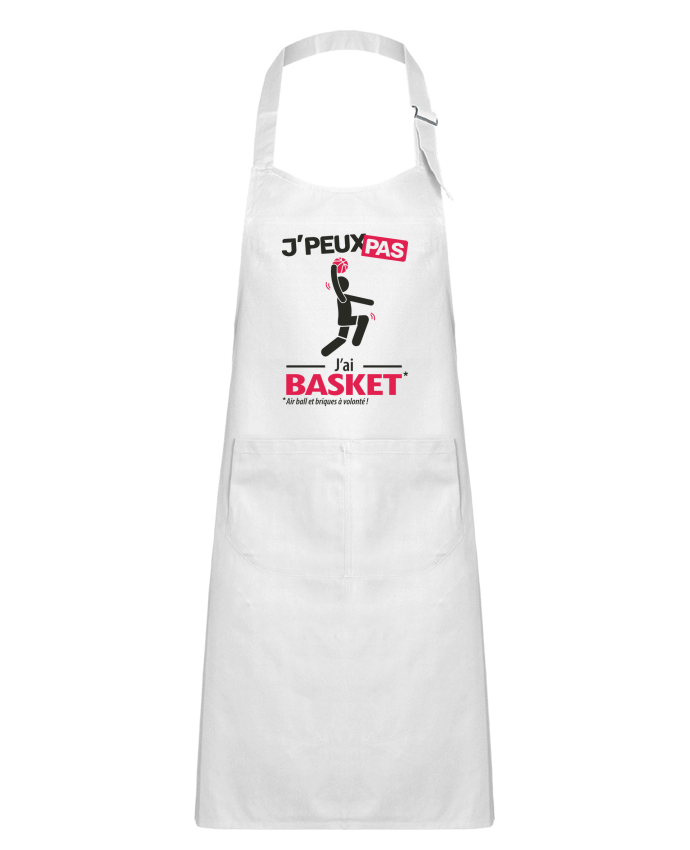 Tablier Enfant Je peux pas j'ai basket ! par LilouZen