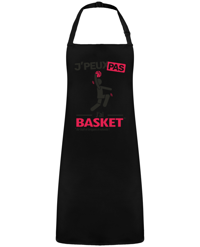 Tablier Je peux pas j'ai basket ! par  LilouZen