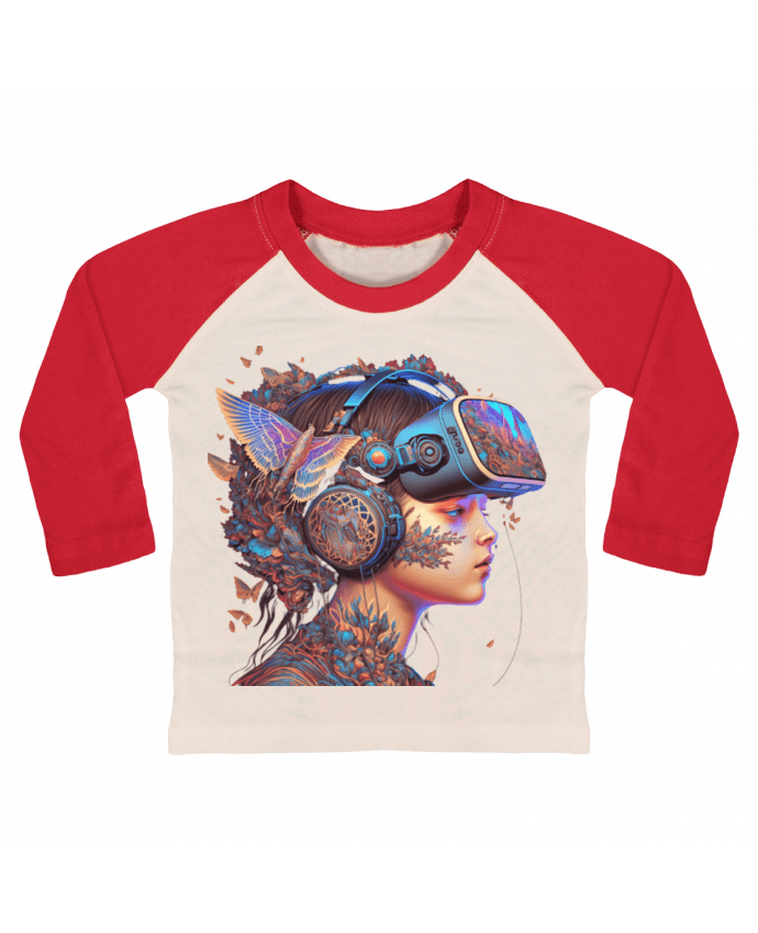 Tee-shirt Bébé Baseball ML Pixel Art par bamba