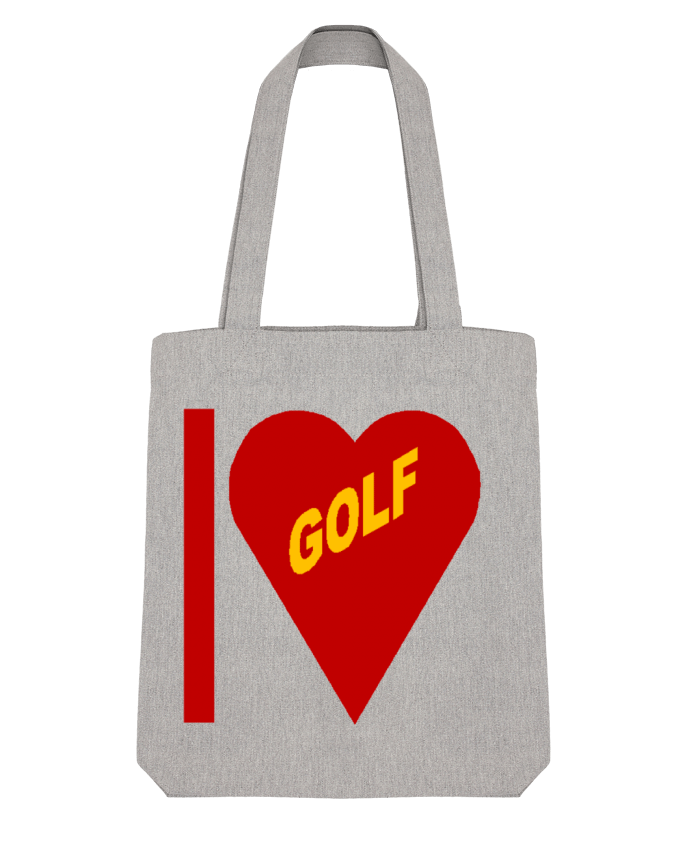 Tote Bag Stanley Stella I LOVE GOLF par FIRST  STAR 