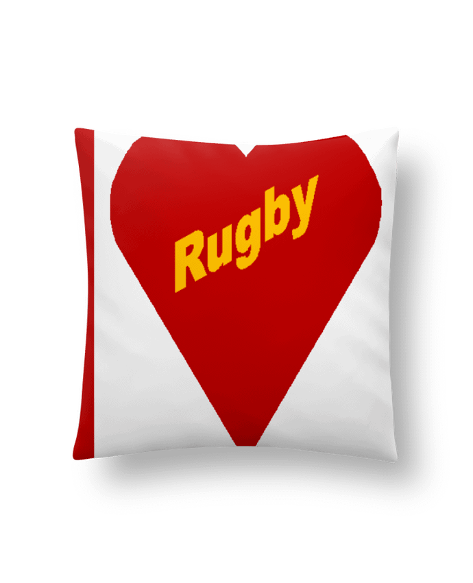 Coussin I  LOVE  RUGBY par FIRST  STAR