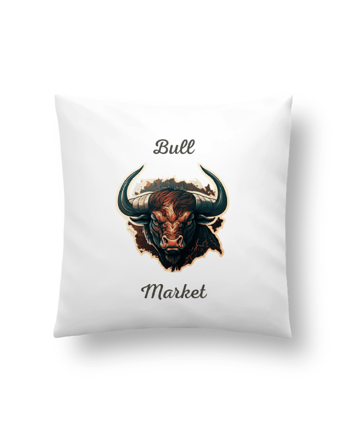 Coussin un taureau corne bull market t shirt classique par Nasa shop
