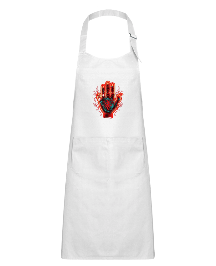 Kids chef pocket apron ma main c est ma vie ,je peux rien toucher et pas gouter. by Nasa shop