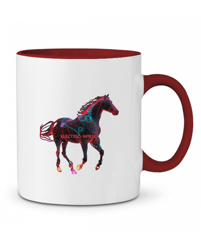 Mug bicolore un cheval à celui qui trouve la vérité Nasa shop