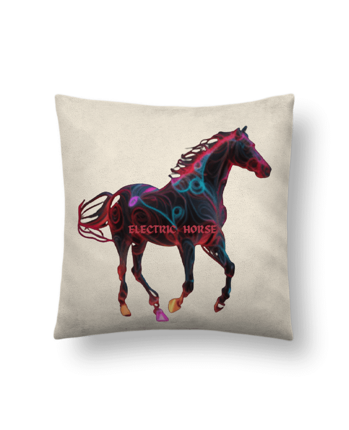 Coussin suédine un cheval à celui qui trouve la vérité par Nasa shop