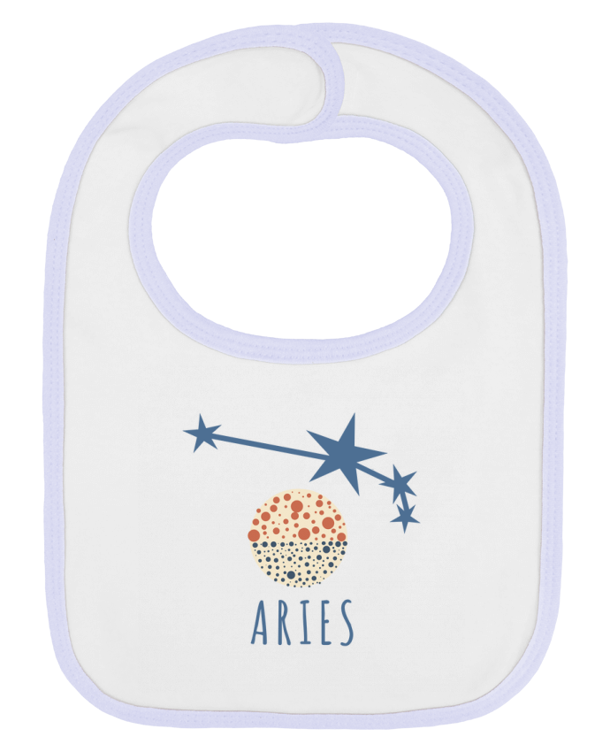 Bavoir bébé uni ARIES par Les Caprices de Filles