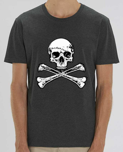 T-Shirt Jolly Roger - Drapeau Pirate - Tête de Mort par Geronimo Gorilla SylverBack