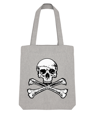 Tote Bag Stanley Stella Jolly Roger - Drapeau Pirate - Tête de Mort par Geronimo Gorilla SylverBack 