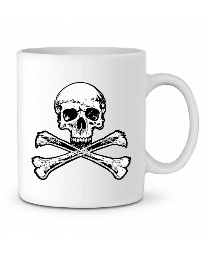 Mug  Jolly Roger - Drapeau Pirate - Tête de Mort par Geronimo Gorilla SylverBack