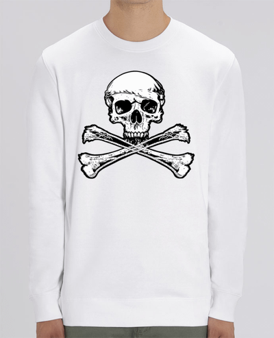 Sweat-shirt Jolly Roger - Drapeau Pirate - Tête de Mort Par Geronimo Gorilla SylverBack
