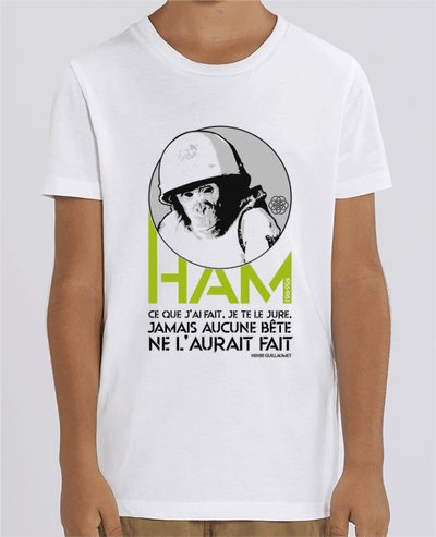T-shirt Enfant Ham - Singe de l'espace Par Geronimo Gorilla SylverBack