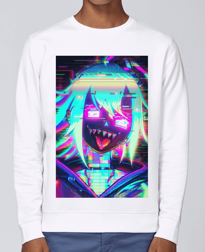 Sweatshirt Creepy Glitch Girl par MagicDesign