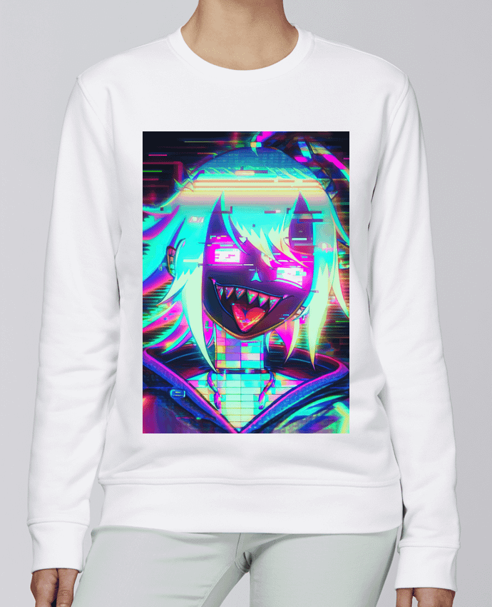 Sweatshirt Creepy Glitch Girl par MagicDesign