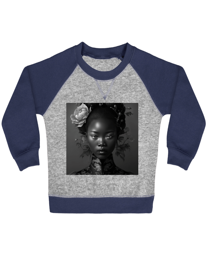 Sweat bébé manches contrastée Princess Arkana par MagicDesign