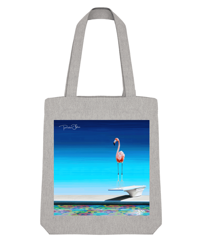 Tote Bag Stanley Stella Flamingo at the pool par MagicDesign 