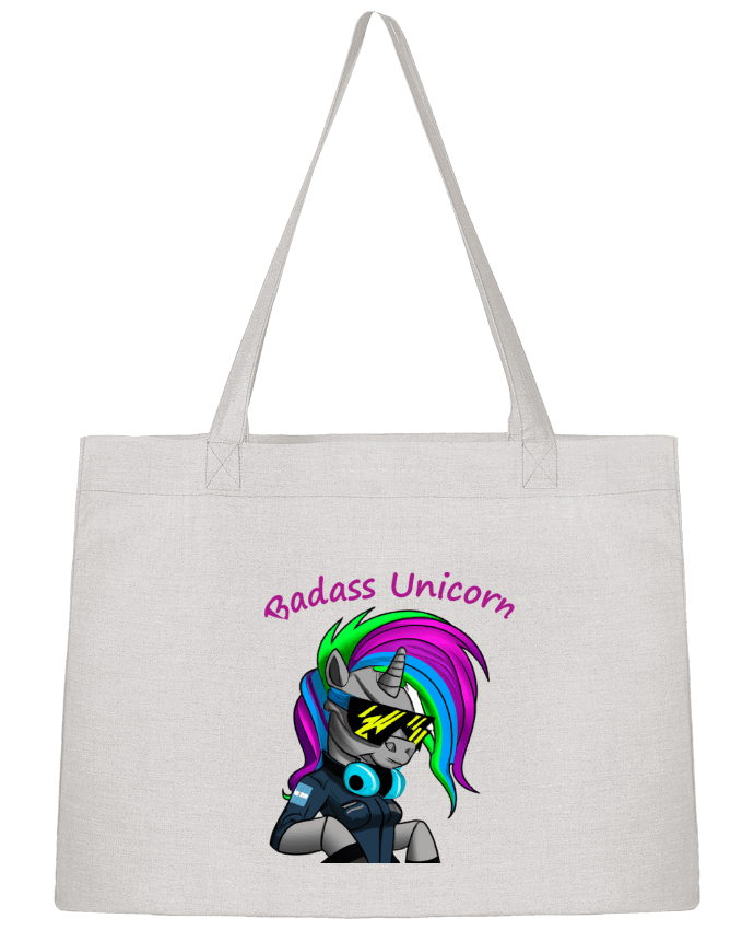 Sac Shopping Licorne Cyberpunk Badass par Le monde des licornes