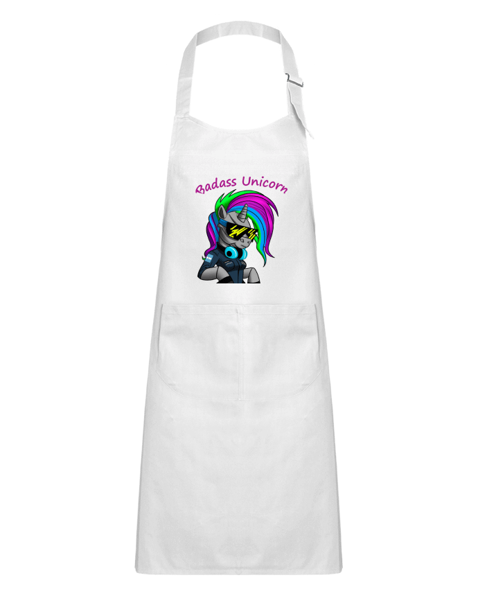 Tablier Enfant Licorne Cyberpunk Badass par Le monde des licornes