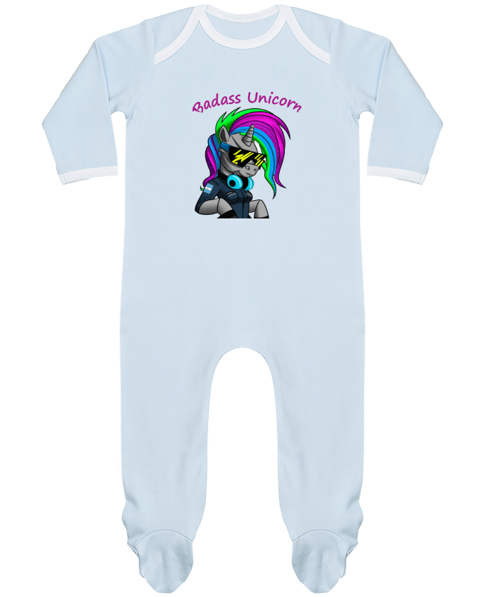 Body Pyjama Bébé Licorne Cyberpunk Badass par Le monde des licornes