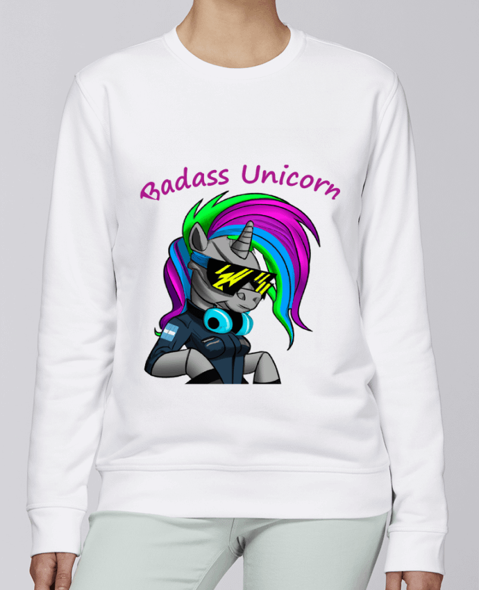 Sweatshirt Licorne Cyberpunk Badass par Le monde des licornes