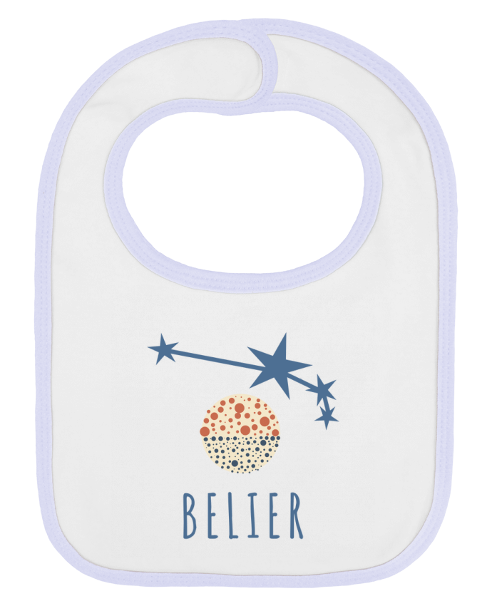 Bavoir bébé uni Bélier par Les Caprices de Filles