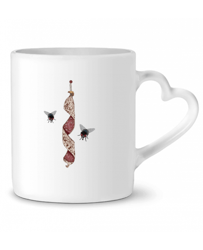 Mug coeur Mouchiflard par faunezone