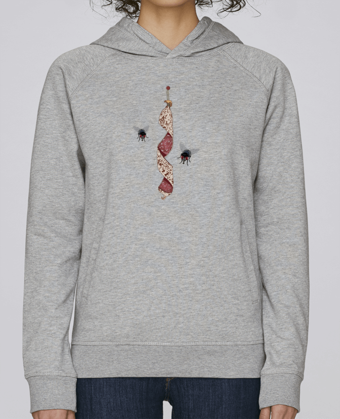 Sweat capuche femme Mouchiflard par faunezone