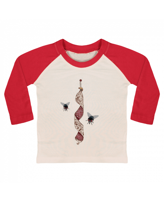 Tee-shirt Bébé Baseball ML Mouchiflard par faunezone