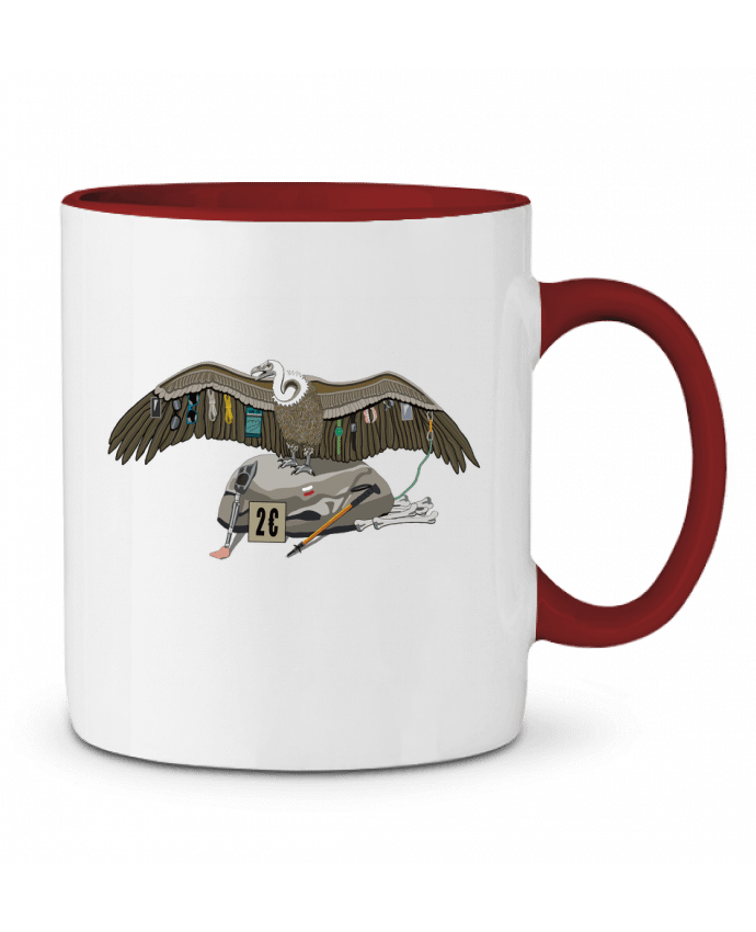 Mug bicolore Vautour GR10 faunezone