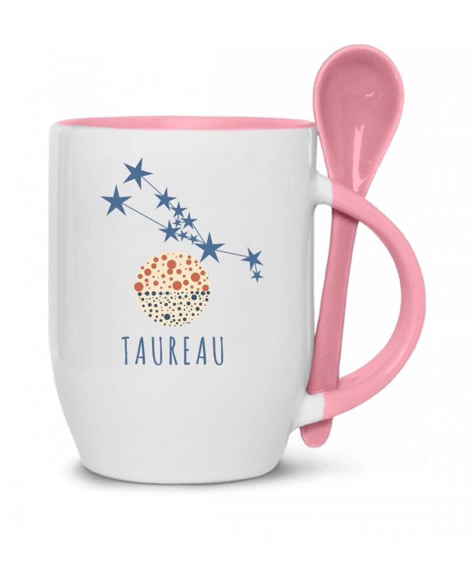 Mug and Spoon TAUREAU by Les Caprices de Filles