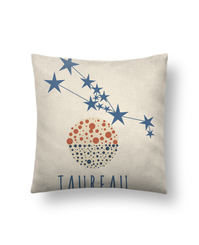 Cushion suede touch 45 x 45 cm TAUREAU by Les Caprices de Filles