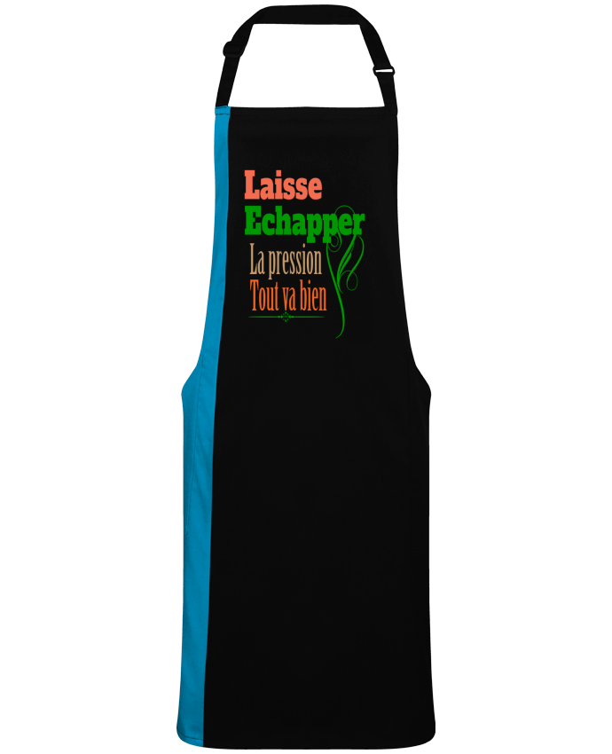Tablier bicolore t-shirt humour par  ornell