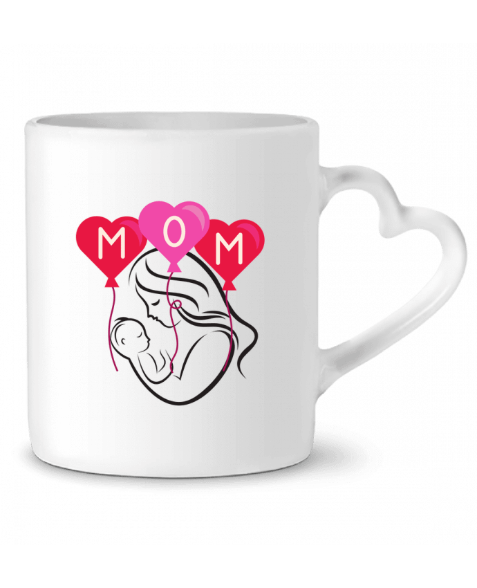 Mug coeur maman par ayadesigne