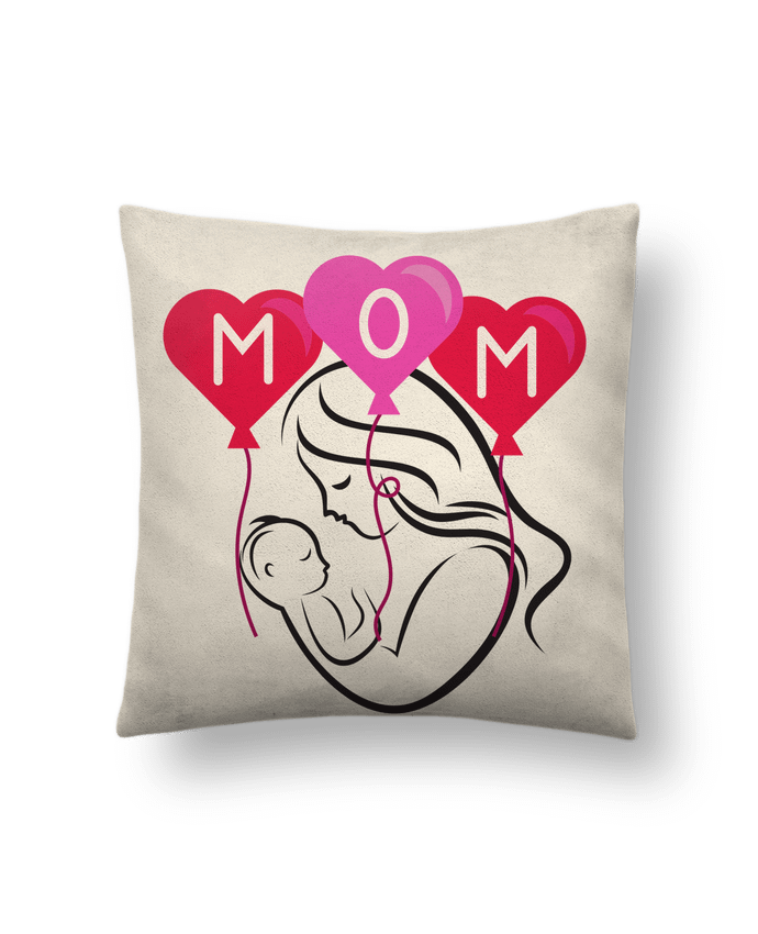 Coussin suédine maman par ayadesigne